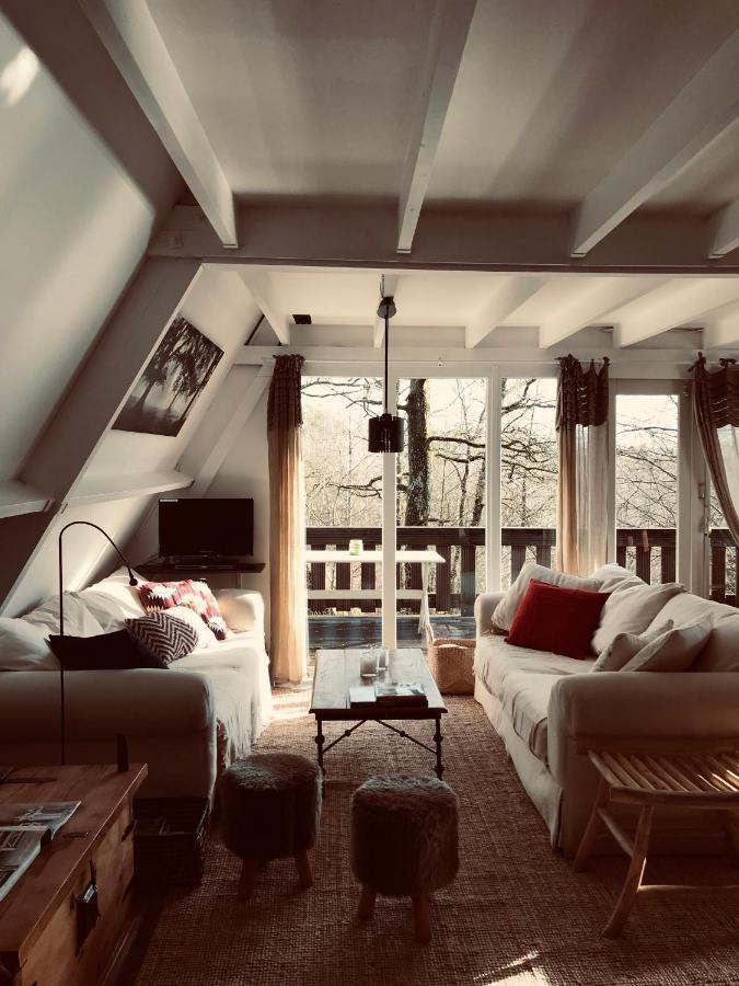 Heavenly Renovated Cabin Near Pittoresque Durbuy - Whistler Villa Kültér fotó