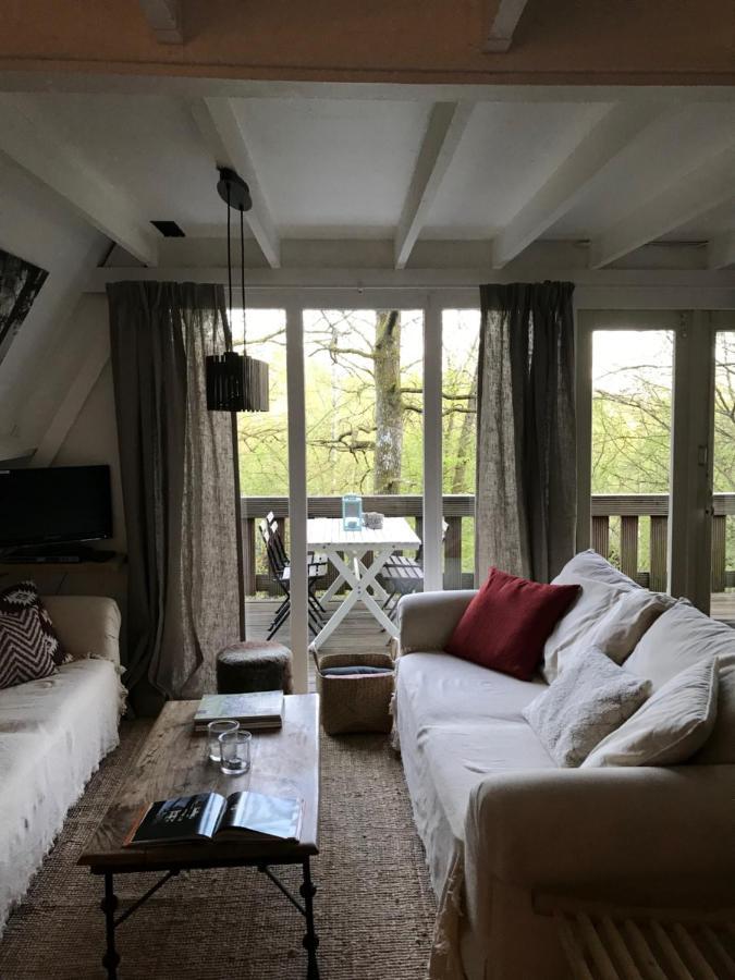 Heavenly Renovated Cabin Near Pittoresque Durbuy - Whistler Villa Kültér fotó